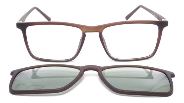 Anteojos Lentes Clip On Marcos Receta 7001 Polarizado Uv - Imagen 34