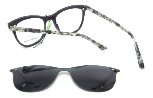 Anteojos Clip On Mariana Arias 1211 Lentes Polarizado Receta - Imagen 12