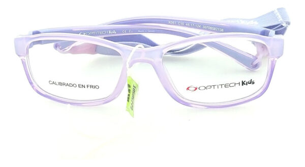 Anteojos Lentes Marcos Optitech K061 Chicos Receta Flex Moda - Imagen 60