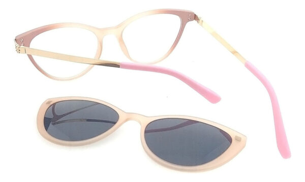 Anteojos Clip On 6817 Pin Up Lentes Polarizado Uv Receta - Imagen 12