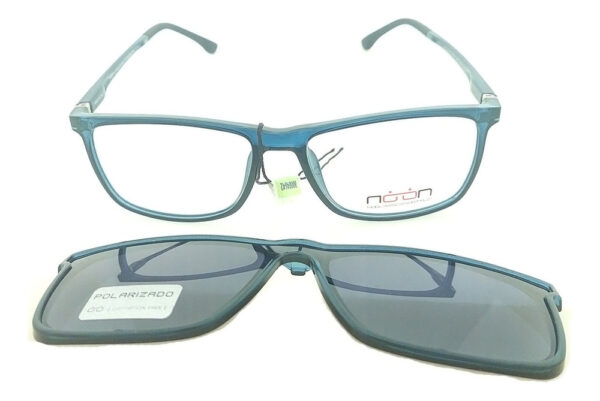Anteojos Lentes Clip On Noon P17 Receta Marco Flex Polarizad - Imagen 17