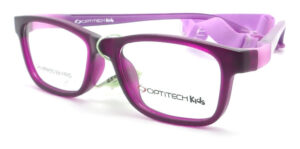 Anteojos Marco Armazon Receta Optitech K026 Chicos Goma Flex