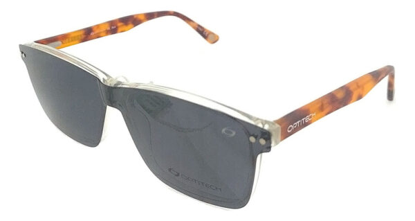 Anteojos Lentes Optitech 564 Clip On Polarizado Receta Flex - Imagen 10