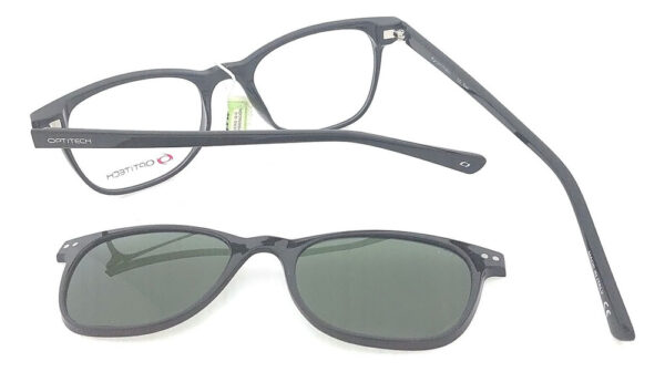 Anteojos Lentes Clip On Optitech 558 Polarizado Receta Uv - Imagen 15