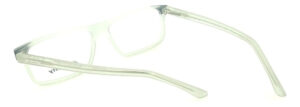 Anteojos Lentes Gravity Felipe Armazon Acetato Flex Receta Blanco Mate-negro - Imagen 4