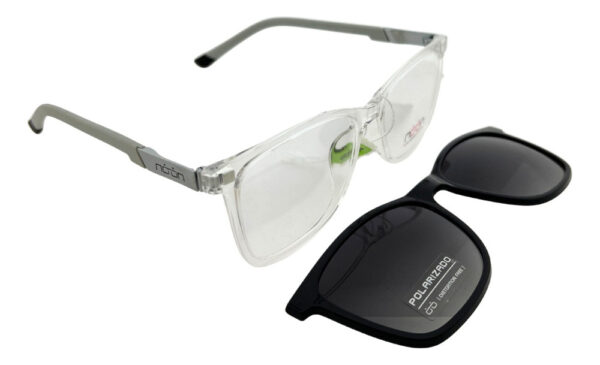 Anteojos Lentes Clip On Noon 08 Polarizado Uv Receta Armazon - Imagen 27