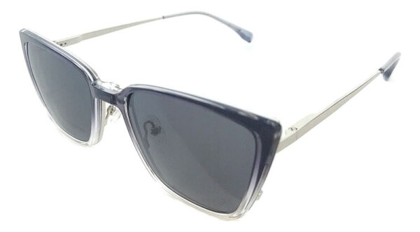 Lentes Clip On Anteojos Polarizado Uv Pin Up Flex Metal 2216 - Imagen 10