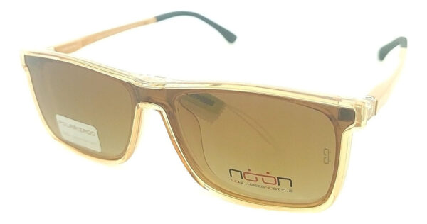 Anteojos Lentes Clip On Noon P17 Receta Marco Flex Polarizad - Imagen 23