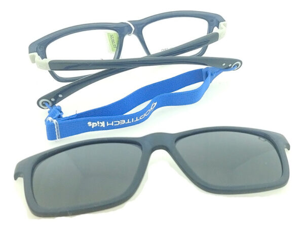 Anteojos Clip On Chicos Optitech K320 Receta Flexible Marcos - Imagen 24