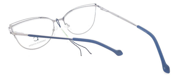 Anteojos Marcos Lentes Teresa Calandra C35m Metal Receta Fle - Imagen 5