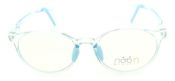 Anteojos Lentes Noon Myw07 Chicos Receta Niños Tr90 Gafas Celeste Claro Traslucido