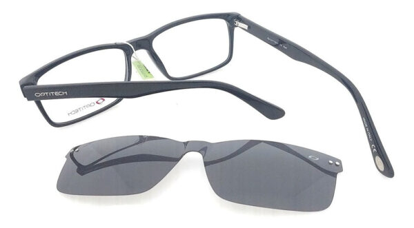 Anteojos Lentes Clip On Optitech 563 Receta Polarizado Uv - Imagen 7