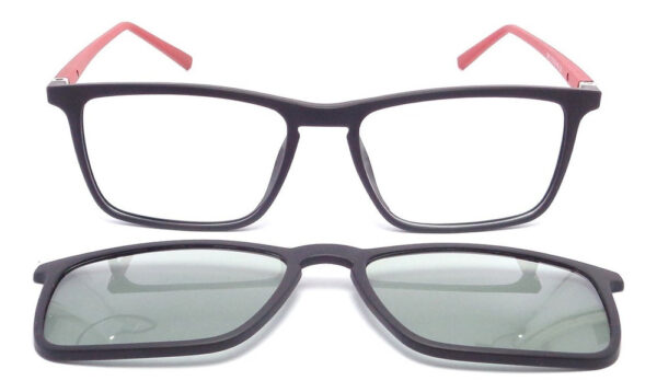 Anteojos Lentes Clip On Marcos Receta 7001 Polarizado Uv - Imagen 16