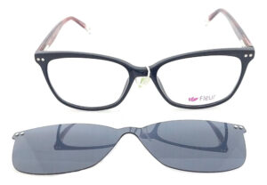 Anteojos Lentes Fleur 264 Clip On Polarizado Uv Flex Receta - Imagen 17
