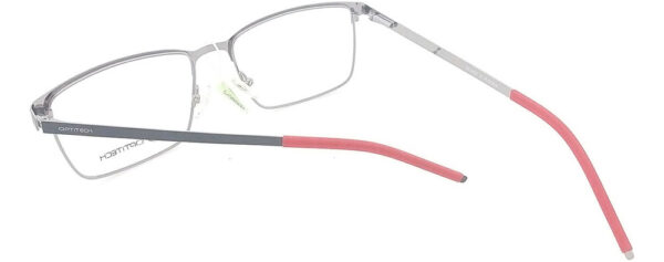 Anteojos Lentes Optitech 575 Armazon Receta Metal Flex Grand - Imagen 5