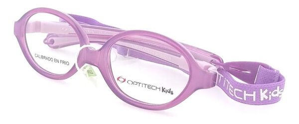 Anteojos Lentes Optitech Kids K067 Armazon Receta Goma Flex - Imagen 16