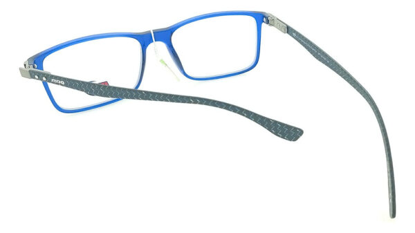 Anteojos Armazon Mdq T42 Lentes Carbono Tr90 Receta Marco Azul - Imagen 4