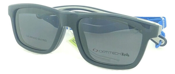 Anteojos Clip On Chicos Optitech K320 Receta Flexible Marcos - Imagen 22