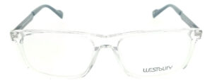 Anteojos Lentes Westbury 812 Cal 58 Armazon Receta Flex Marc Transparente - Imagen 3