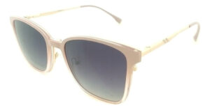 Anteojos Lentes Clip On 2255 Receta Polarizado Uv Metal Flex Rosa