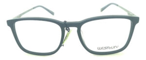 Anteojos Lentes Westbury 799 Armazón Receta Hombre Flex Meta Negro Brillo - Imagen 3