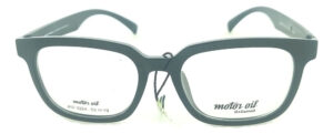 Anteojos Lentes Motor Oil 2224 Armazon Receta Tr90 Gafas Negro Brillo - Imagen 3