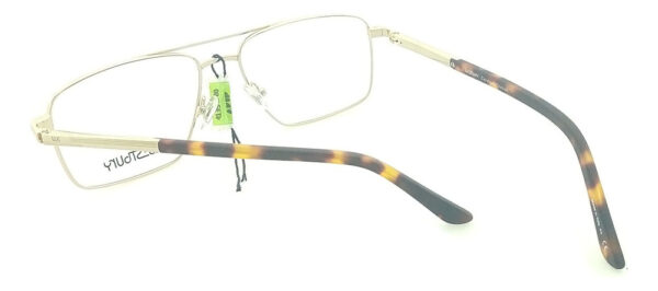 Anteojos Lentes Westbury 801 Aviador Receta Metal Flex Armaz Dorado - Imagen 4