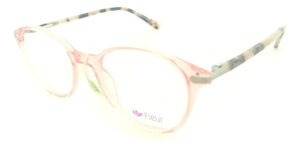 Lentes Armazon Anteojos Fleur 260 Receta Flex Marcos Mujer Rosa-patillas Animal Print