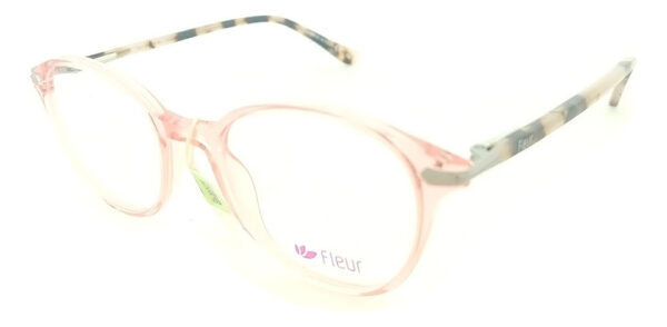 Lentes Armazon Anteojos Fleur 260 Receta Flex Marcos Mujer Rosa-patillas Animal Print